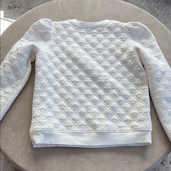 Tuckernuck White Quilted Sweater - Picture 3 of 3